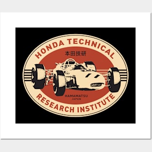 Honda Techinical Research 2 by Buck Tee Posters and Art